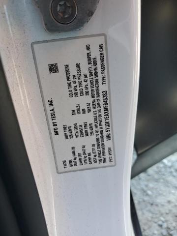 5YJ3E1EAXMF848383 - 2021 TESLA MODEL 3 Սև լուսանկար 12