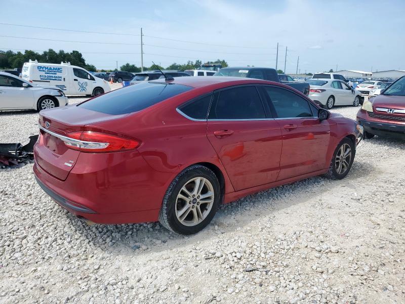 3FA6P0HDXJR144935 - 2018 FORD FUSION SE 红色 照片 3