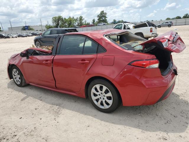 5YFEPMAE9MP248584 - 2021 TOYOTA COROLLA LE RED photo 2