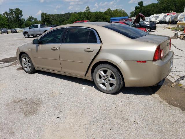 1G1ZH57B58F252090 - 2008 CHEVROLET MALIBU 1LT 金色 照片 2