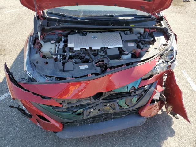 JTDKARFP0H3008849 - 2017 TOYOTA PRIUS PRIM ბურგუნდია ფოტო 11