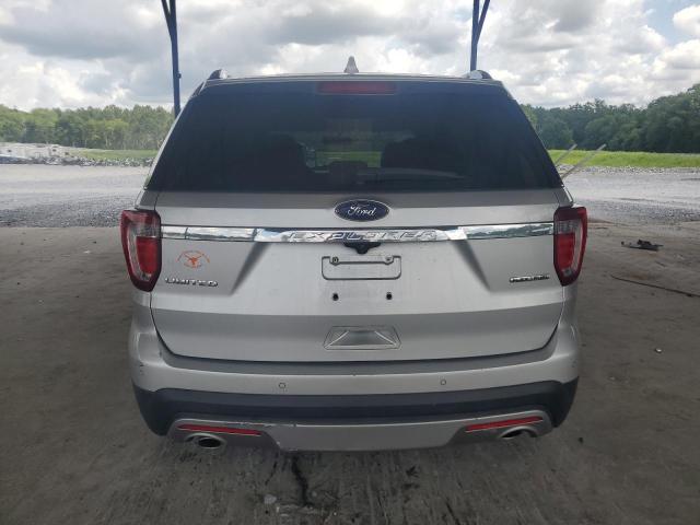1FM5K7F82GGC13843 - 2016 FORD EXPLORER LIMITED Argent photo 6