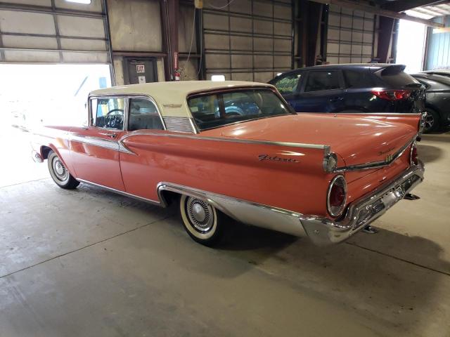 H9JS111160 - 1959 FORD GALAXIE RED photo 2