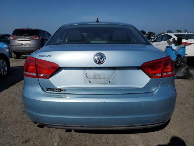 1VWAP7A34CC019720 - 2012 VOLKSWAGEN PASSAT S BLUE photo 6