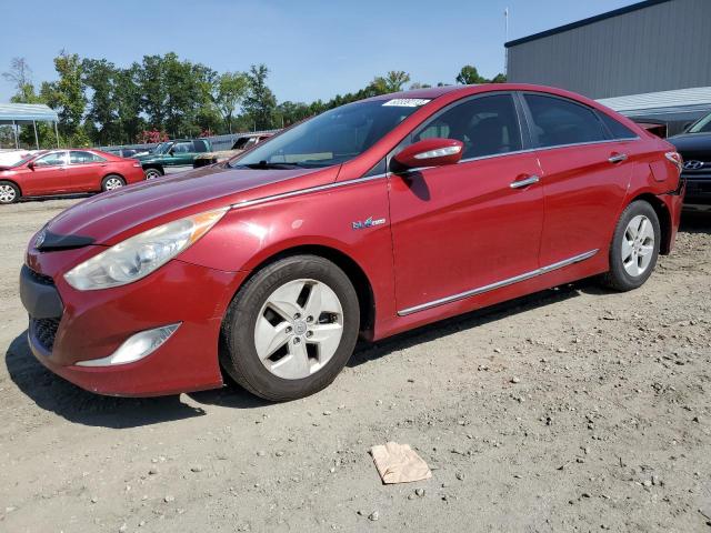 KMHEC4A41CA031841 - 2012 HYUNDAI SONATA HYBRID RED photo 1