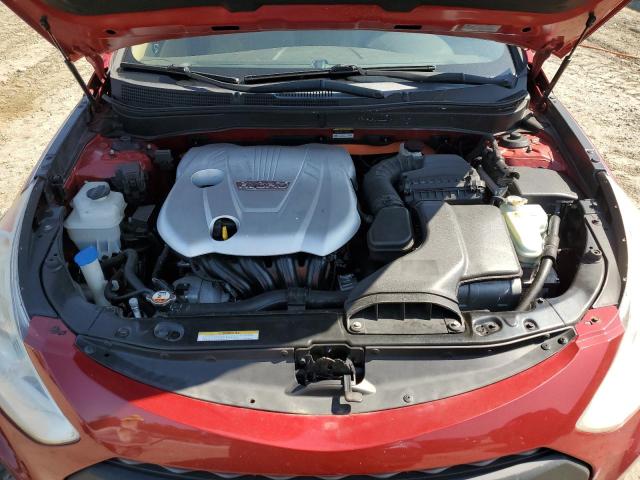 KMHEC4A41CA031841 - 2012 HYUNDAI SONATA HYBRID RED photo 11