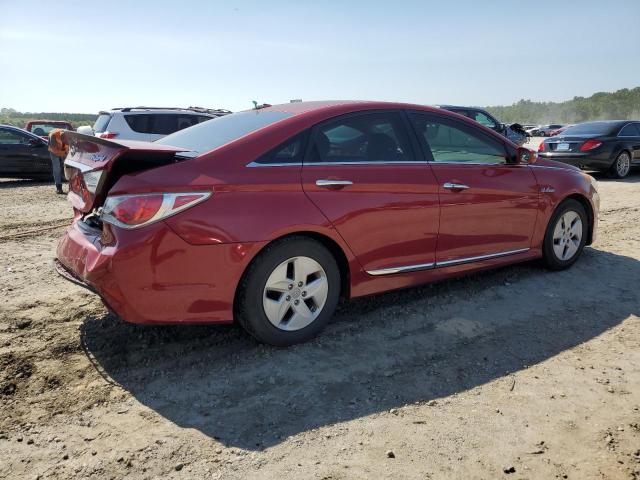 KMHEC4A41CA031841 - 2012 HYUNDAI SONATA HYBRID RED photo 3