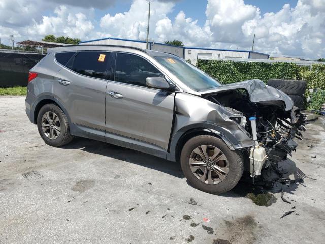 5XYZU3LBXGG375148 - 2016 HYUNDAI SANTA FE S GRAY photo 4