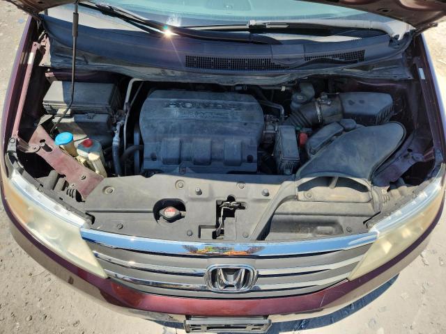 5FNRL5H61CB031588 - 2012 HONDA ODYSSEY EXL BURGUNDY photo 12