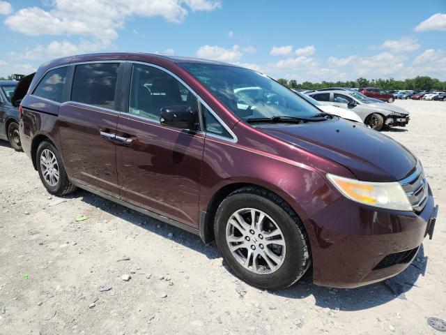 5FNRL5H61CB031588 - 2012 HONDA ODYSSEY EXL BURGUNDY photo 4
