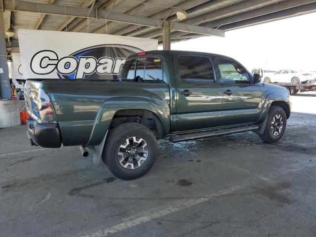 5TFJX4GN6BX002466 - 2011 TOYOTA TACOMA DOUBLE CAB GREEN photo 3