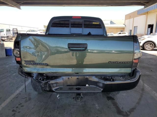 5TFJX4GN6BX002466 - 2011 TOYOTA TACOMA DOUBLE CAB GREEN photo 6