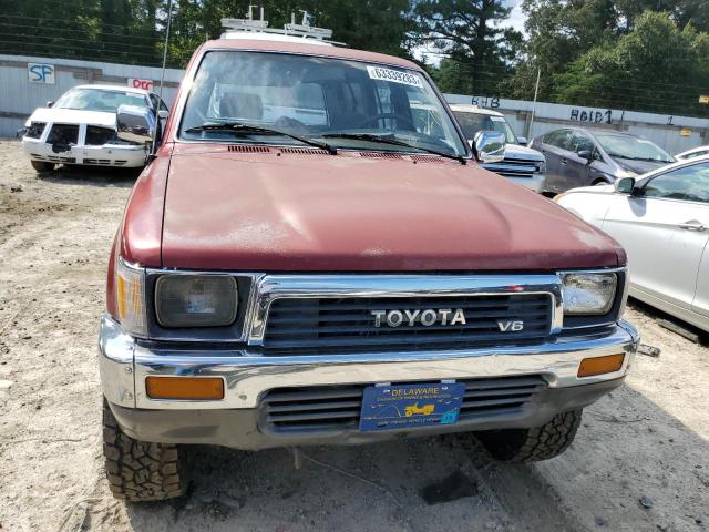 JT3VN39W0M8019501 - 1991 TOYOTA 4RUNNER VN39 SR5 勃艮第红 照片 5