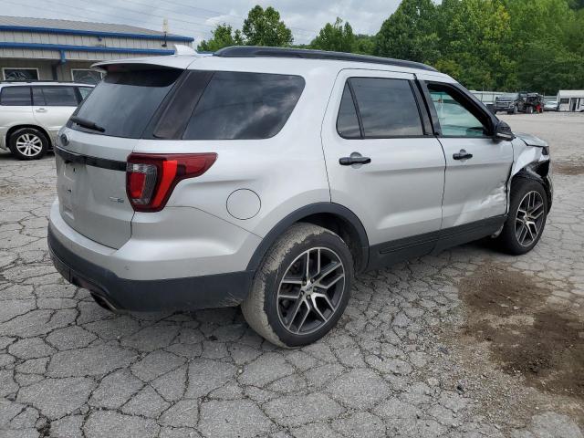 1FM5K8GT7GGA48347 - 2016 FORD EXPLORER SPORT SILVER photo 3