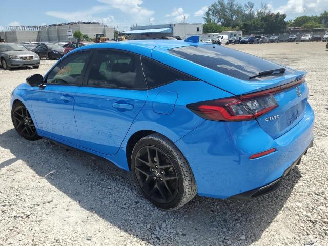 19XFL2H88PE001552 - 2023 HONDA CIVIC SPORT BLUE photo 2