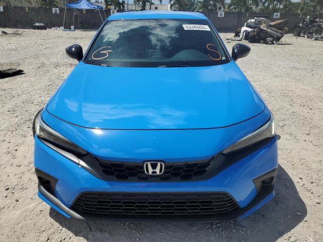 19XFL2H88PE001552 - 2023 HONDA CIVIC SPORT BLUE photo 5