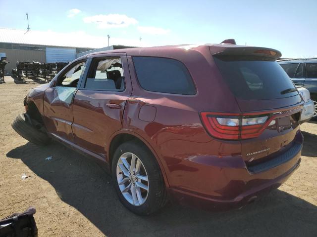 1C4RDJDG3MC644945 - 2021 DODGE DURANGO GT RED photo 2