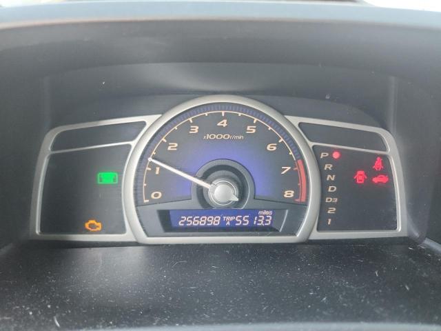 2HGFA16829H532242 - 2009 HONDA CIVIC EX SILVER photo 9