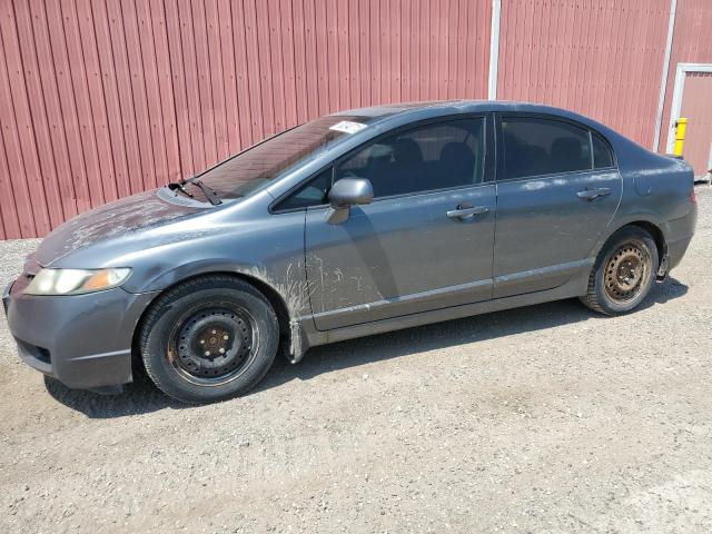 2HGFA1E63AH014886 - 2010 HONDA CIVIC LX-S GRAY photo 1