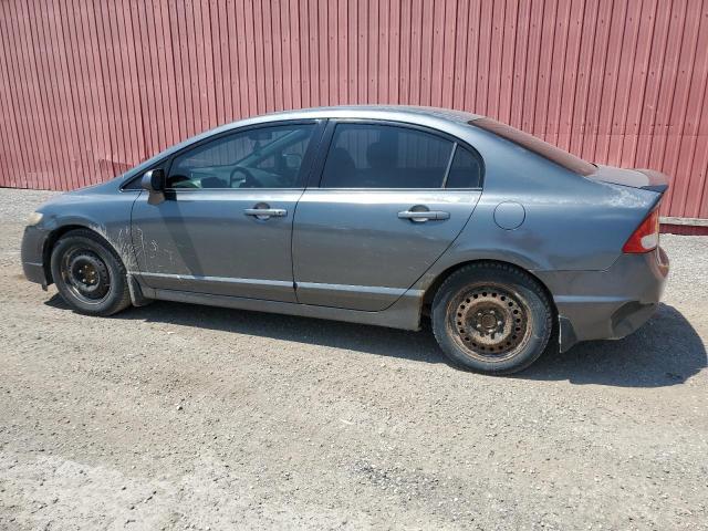 2HGFA1E63AH014886 - 2010 HONDA CIVIC LX-S GRAY photo 2