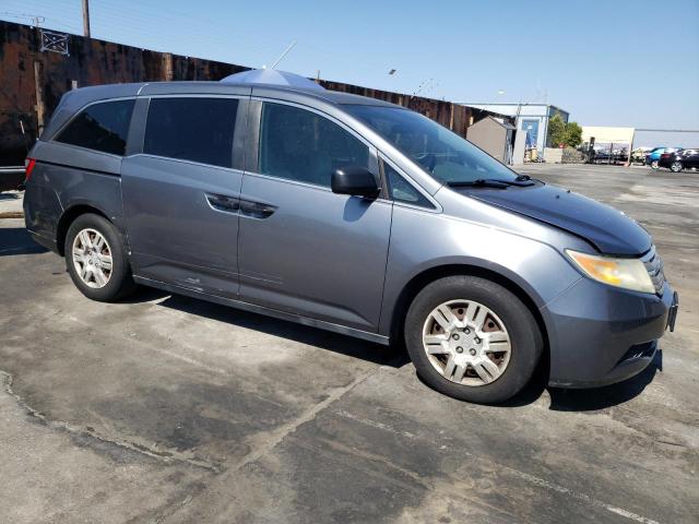 5FNRL5H26BB048110 - 2011 HONDA ODYSSEY LX GRAY photo 4