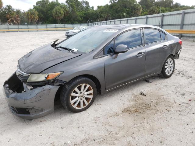 2HGFB2F99CH526795 - 2012 HONDA CIVIC EXL Boz foto 1
