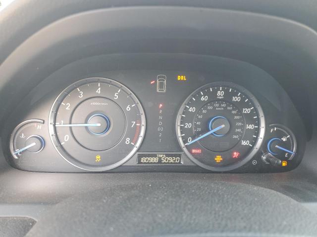 5J6TF1H57CL007168 - 2012 HONDA CROSSTOUR EXL გრაფიტი ფოტო 9