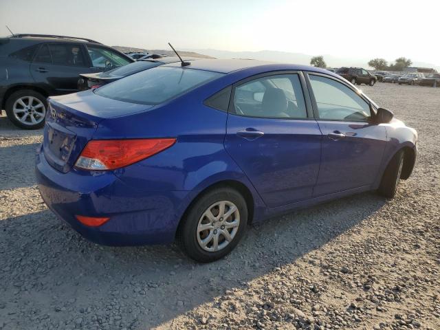 KMHCT4AE1DU531062 - 2013 HYUNDAI ACCENT GLS BLUE photo 3