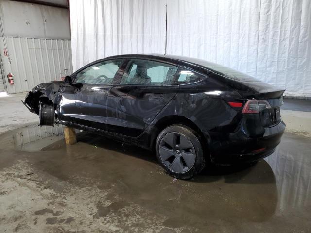 5YJ3E1EA1MF061340 - 2021 TESLA MODEL 3 BLACK photo 2