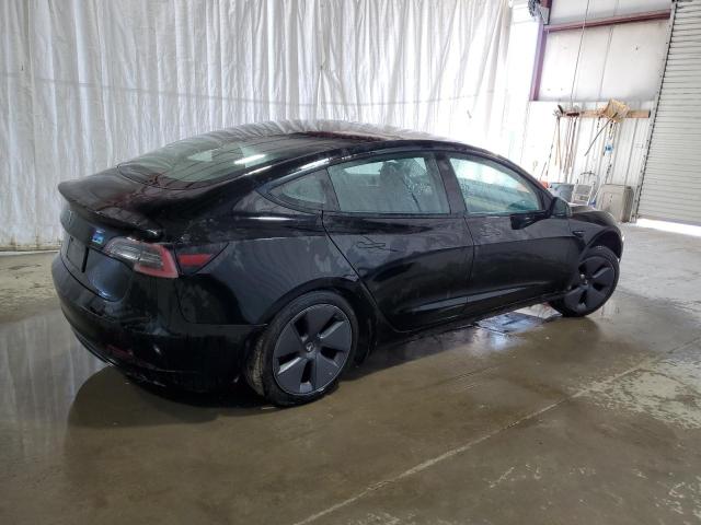 5YJ3E1EA1MF061340 - 2021 TESLA MODEL 3 BLACK photo 3