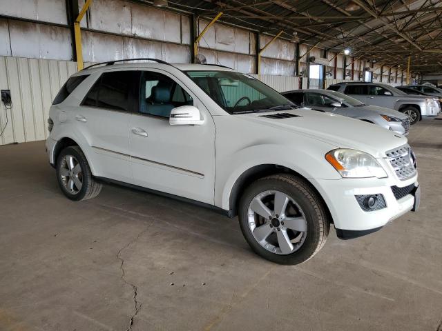 4JGBB8GB4BA655053 - 2011 MERCEDES-BENZ ML 350 4MATIC WHITE photo 4