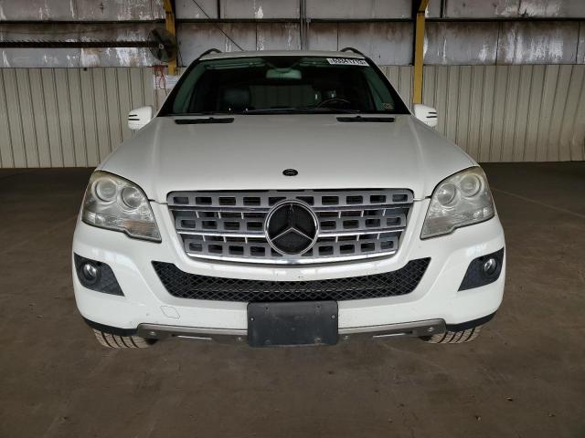 4JGBB8GB4BA655053 - 2011 MERCEDES-BENZ ML 350 4MATIC WHITE photo 5