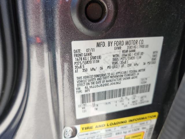 5LMJJ3J52BEJ09362 - 2011 LINCOLN NAVIGATOR L 灰色 照片 13