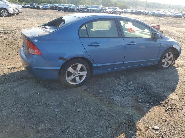 1HGFA16846L085380 - 2006 HONDA CIVIC EX BLUE photo 3
