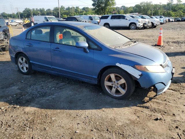 1HGFA16846L085380 - 2006 HONDA CIVIC EX BLUE photo 4