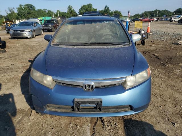 1HGFA16846L085380 - 2006 HONDA CIVIC EX BLUE photo 5
