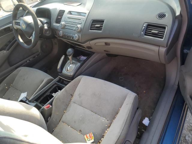 1HGFA16846L085380 - 2006 HONDA CIVIC EX BLUE photo 8
