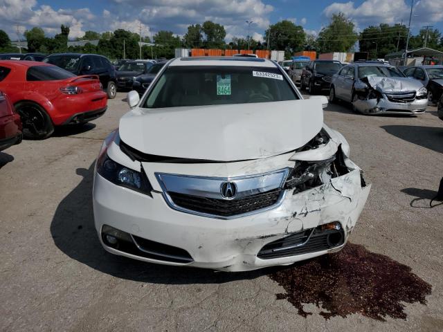 19UUA9F58EA001972 - 2014 ACURA TL TECH WHITE photo 5