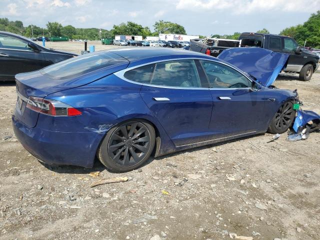 5YJSA1E22LF359233 - 2020 TESLA MODEL S 蓝色 照片 3