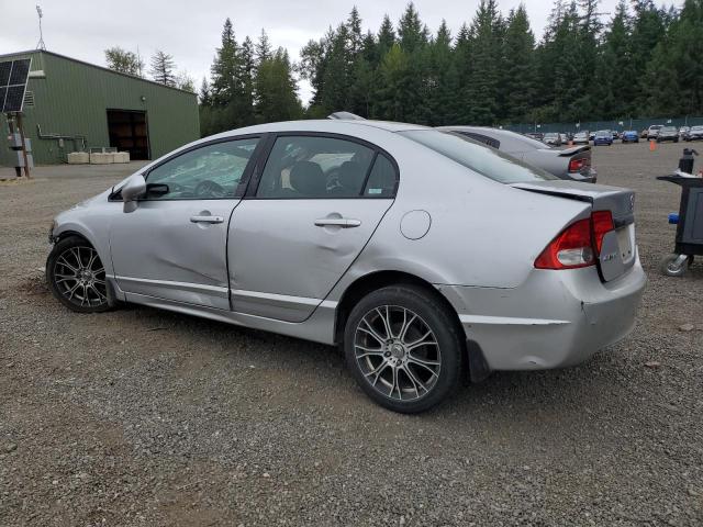 1HGFA16539L020448 - 2009 HONDA CIVIC LX SILVER photo 2