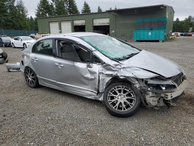 1HGFA16539L020448 - 2009 HONDA CIVIC LX SILVER photo 4