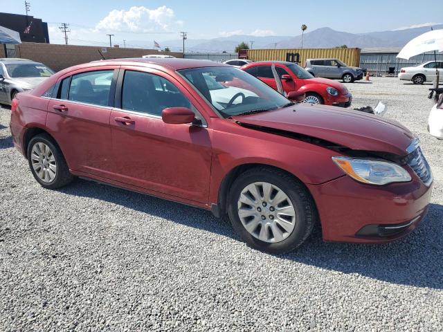 1C3CCBAB7EN141663 - 2014 CHRYSLER 200 LX RED photo 4