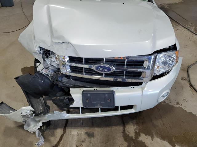 1FMCU93108KD23499 - 2008 FORD ESCAPE XLT WHITE photo 12