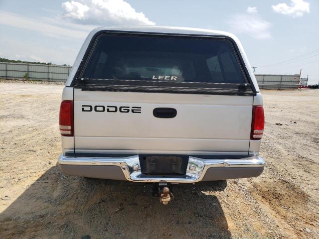 1B7HL2ANX1S324353 - 2001 DODGE DAKOTA QUAD SILVER photo 6