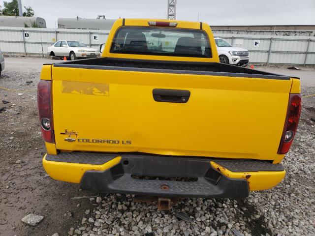 1GCCS146448200589 - 2004 CHEVROLET COLORADO YELLOW photo 6