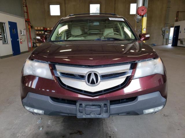 2HNYD286X9H528790 - 2009 ACURA MDX TECHNOLOGY MAROON photo 5