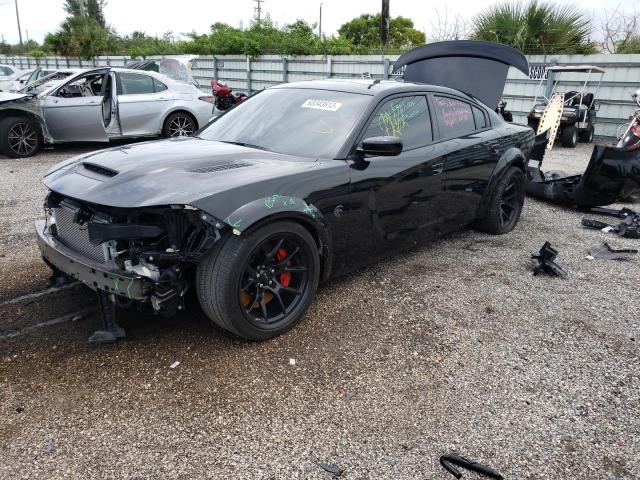 2C3CDXL93NH171062 - 2022 DODGE CHARGER SRT HELLCAT BLACK photo 1