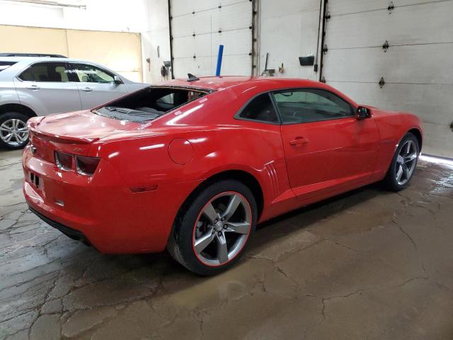 2G1FB1EV3A9101838 - 2010 CHEVROLET CAMARO LT RED photo 3