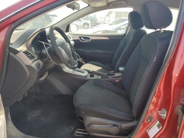 3N1AB7AP9EL689472 - 2014 NISSAN SENTRA S RED photo 7