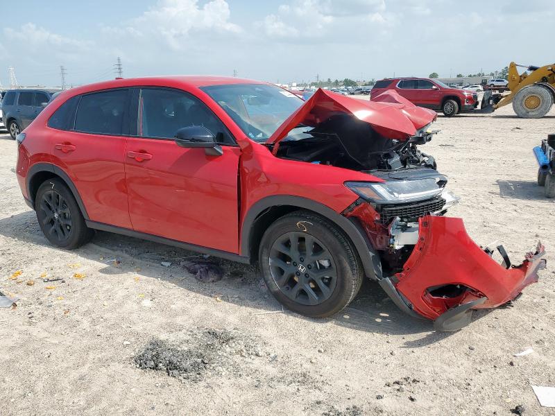 3CZRZ1H54SM749042 - 2025 HONDA HR-V SPORT RED photo 4